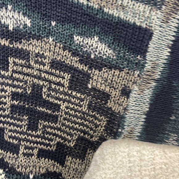 Vintage 90s Sweater Puritan Acrylic Knit Geometric Pattern XL Nostalgia READ - Picture 15 of 16